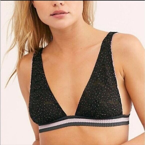 Nwt free people medium bra fp intimately free people lace bralette no wire - Picture 3 of 7